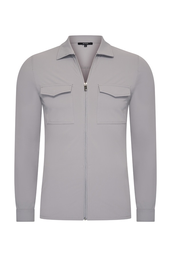 Mi-Piace travel overshirt light grey