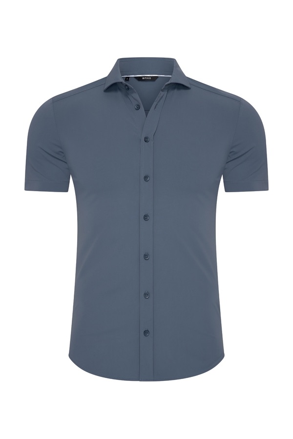 Mi-Piace travel shirt blauw 