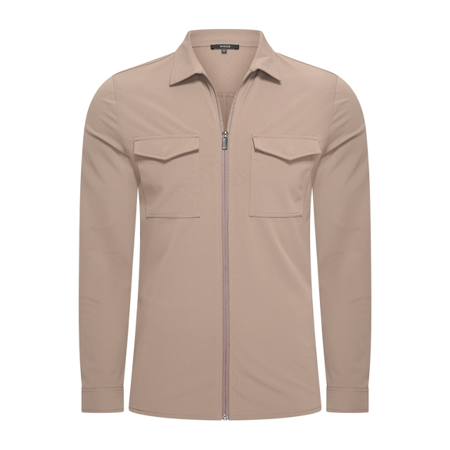 Mi-Piace travel overshirt taupe