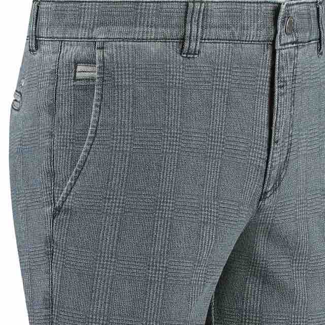 Com4 broek blauw ruit 2120 1133
