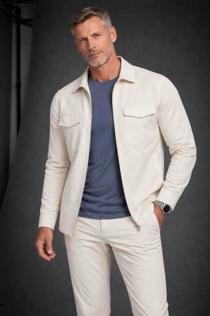 Mi-Piace travel overshirt stone