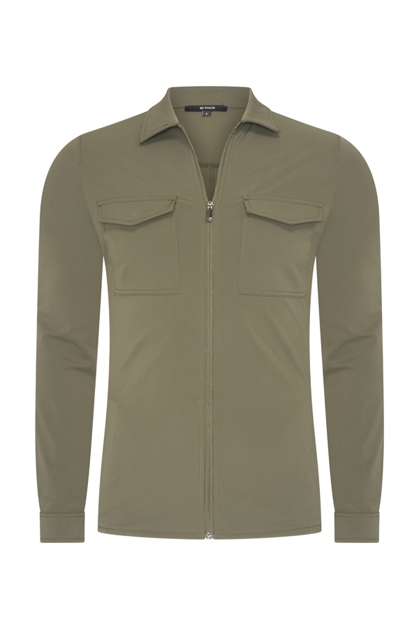 Mi-Piace travel overshirt groen