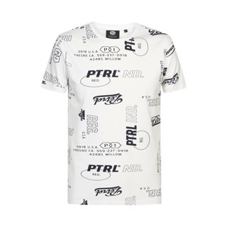 Petrol T-shirt 647 wit