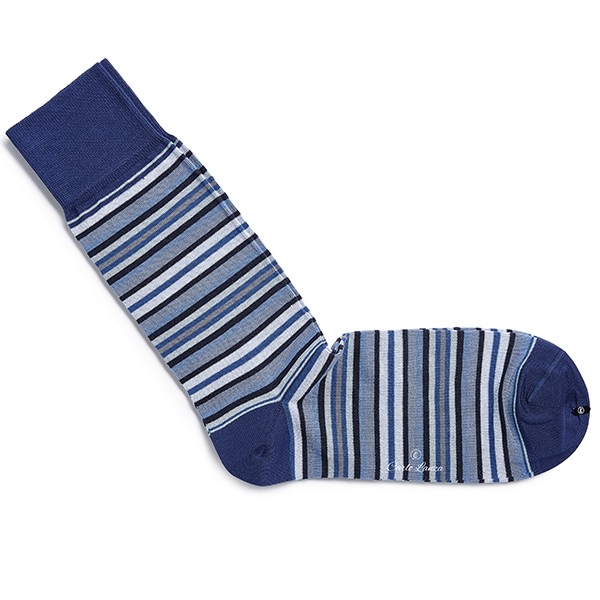 Carlo Lanza Sokken blauw
