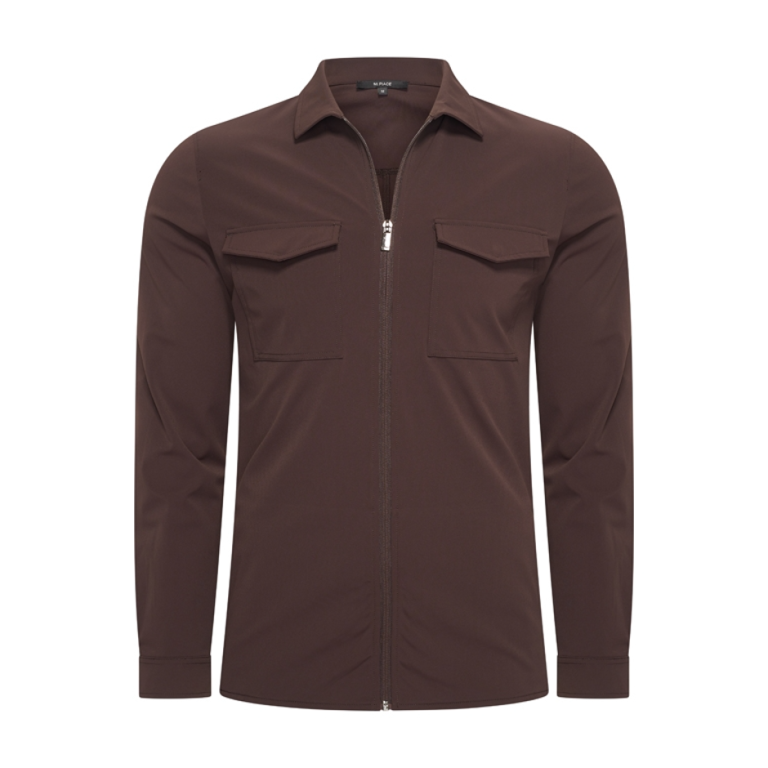 Mi-Piace travel overshirt bruin