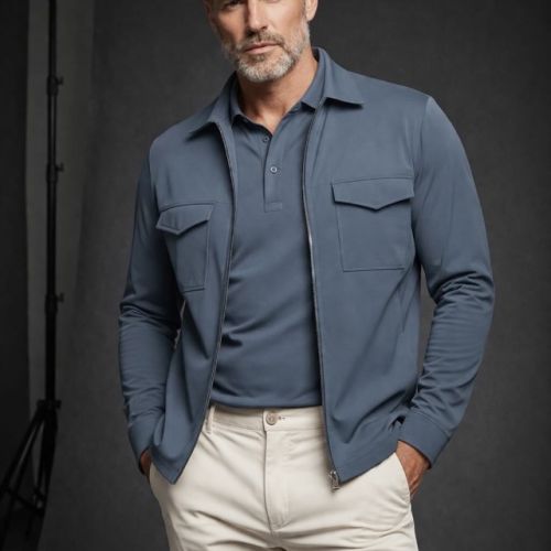 man met mi piace travel in de kleur cloud blue 