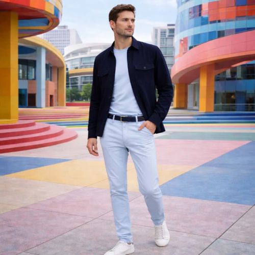 mannenbroeken in trendy mode kleuren